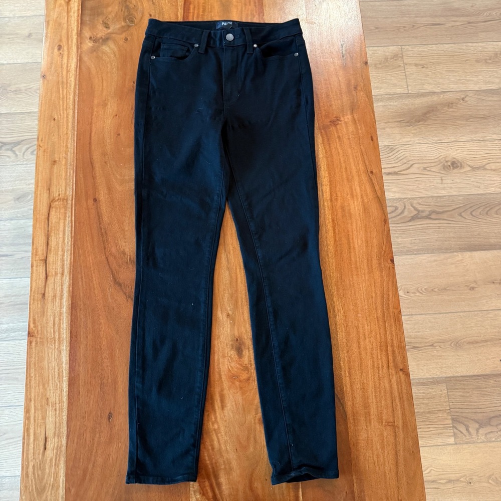 PAIGE Women's‎ Hoxton Ultra Skinny Black Jeans Size 27
